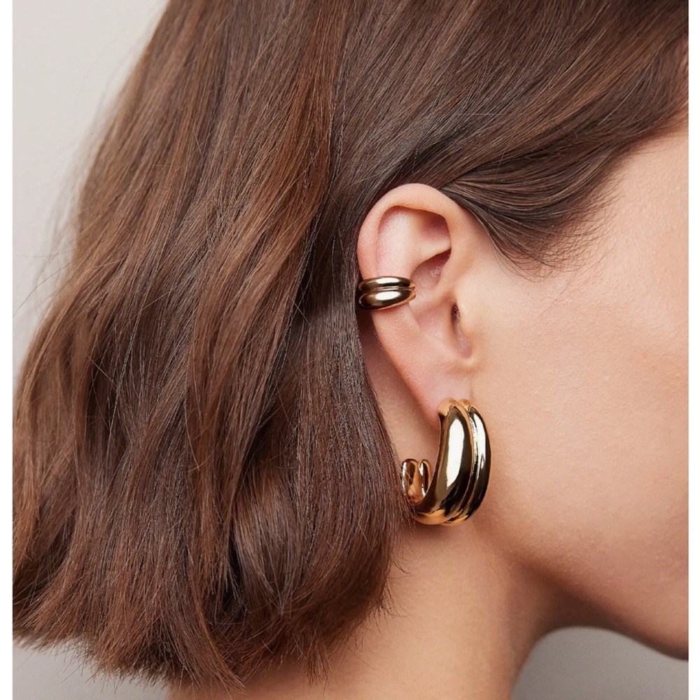 Jennifer Fischer Chavez Gold Ear Cuff BNWT